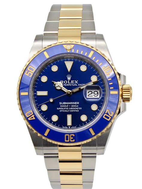 rolex submariner two tone 41mm